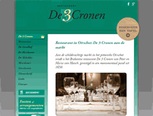 Tablet Screenshot of de3cronen.nl